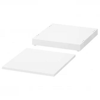 IKEA NORDLI Blat+baza, alb, 40x47 cm