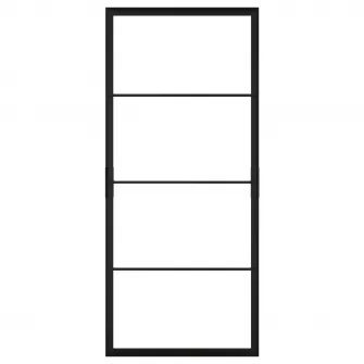 IKEA SKYTTA Cadru usa glisanta, negru, 102x231 cm