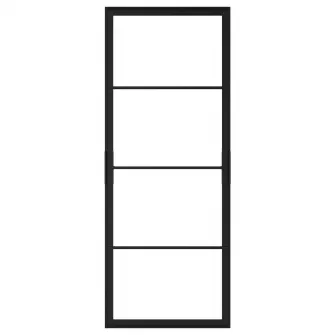IKEA SKYTTA Cadru usa glisanta, negru, 77x196 cm