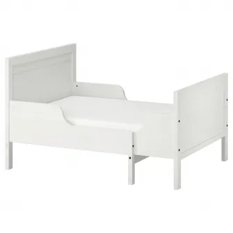 IKEA SUNDVIK Pat extensibil, alb, 80x200 cm