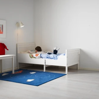 IKEA SUNDVIK Pat extensibil, alb, 80x200 cm