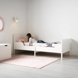 IKEA SUNDVIK Pat extensibil, alb, 80x200 cm