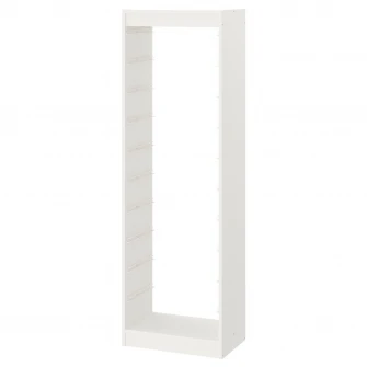 IKEA TROFAST Cadru, alb, 46x30x145 cm