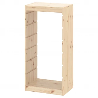 IKEA TROFAST Cadru, pin lacuit nuanta naturala, 44x91 cm