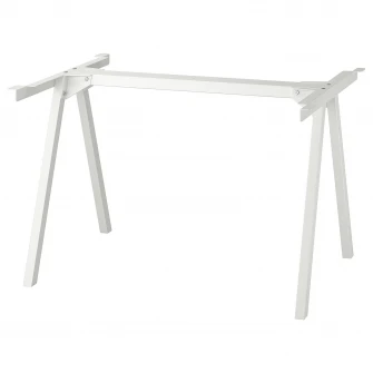IKEA TROTTEN Cadru blat, alb, 120x70x75 cm