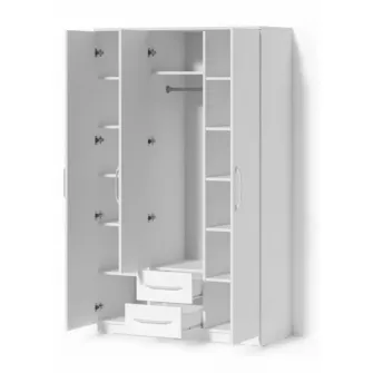 Dulap Fabrik Home Linia №1 1200 Alb/Alb Frasin