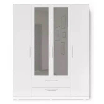 Dulap Fabrik Home Linia №1 Alb/Alb Frasin