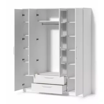 Dulap Fabrik Home Linia №1 Alb/Alb Frasin