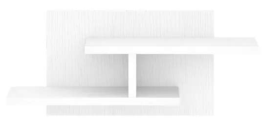 Навесная полка Fabrik Home Small 8 Белый Ясень