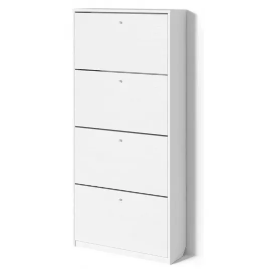 Rafturi pentru pantofi Fabrik Home Top 4 600 Alb Frasin