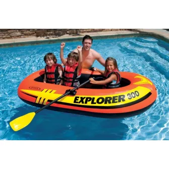 Barca pneumatica Intex 58332NP Explorer 300 Set