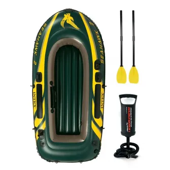 Barca pneumatica Intex 68347 Seahawk 2 Set