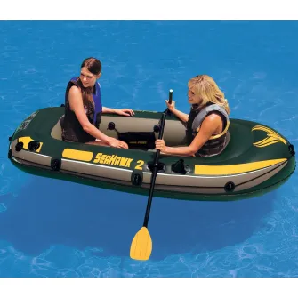 Barca pneumatica Intex 68347 Seahawk 2 Set