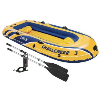 Barca pneumatica Intex 68370 Challenger 3 Set
