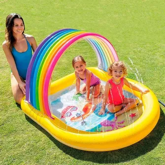 Bazin gonflabil pentru copii Intex 57156, 147 x 130 x 86, fara pompa de filtrare