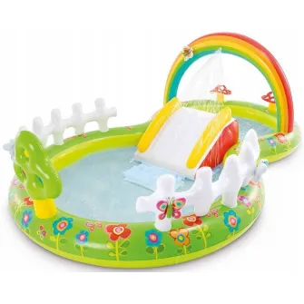 Centru de joaca gonflabil pentru copii Intex 57154, 290 x 180 x 13, fara pompa de filtrare