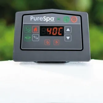 Jacuzzi Intex 28440 PureSpa GreyWood Deluxe 4 locuri