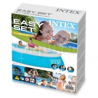 Piscina gonflabila Intex 28101, 183x183x51 cm, fara pompa de filtrare