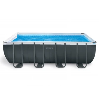 Piscina Intex 26356 Ultra XTR Frame, cadru metalic, 549 x 274 x 132 cm, pompa de filtrare + panou de protectie + scara