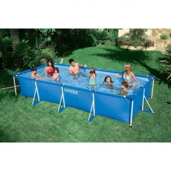 Piscina Intex 28273,  cadru metalic, 450 x 220 x 85 cm, fara pompa de filtrare