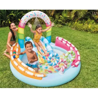 Сentru de joaca gonflabil Intex 57144, 170 x 168 x 122, fara pompa de filtrare