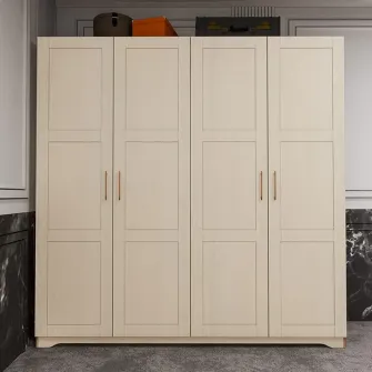 Dulap/Dressing Hoff Fiasco 200,3x54,5x205,5 cm, 4 usi, MDF, Capuccino