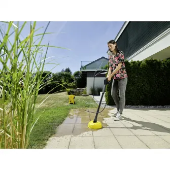 Aparat de spalat cu presiune Karcher K3 Power Control Home , 1600W, 120 bar presiune maxima, 380 l/h debit maxim, Furtun de presiune 7 m, Home Kit accesoriu pentru curatarea suprafetelor mari T 1, detergent Patio & Deck 0,5 l