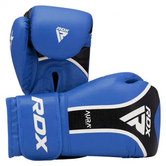 BOXING GLOVE AURA PLUS T-17 BLUE/BLACK-10OZ