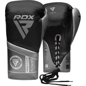 BOXING GLOVES MARK PRO FIGHT TRI KORTA 1 SILVER-8OZ