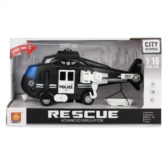 1:16 Elicopter de politie cu frictiune (lumini /sunete)