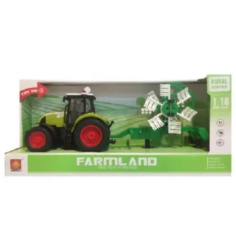 1:16 Tractor cu frictiune Trailered Farm Tractor (lumina / sunet)
