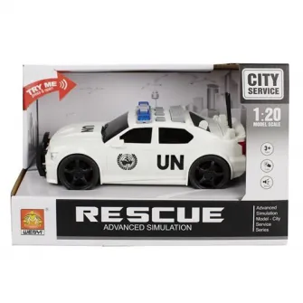 1:20 Masina de politie cu frictiune (lumini /sunete)