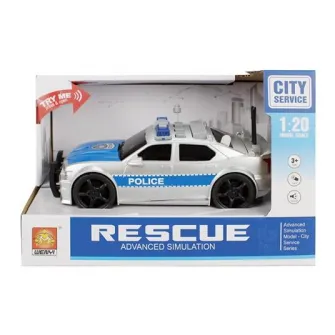 1:20 Masina de politie cu frictiune (lumini /sunete)