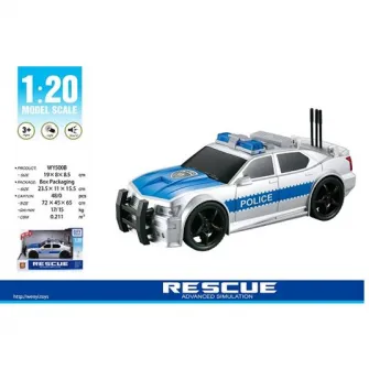 1:20 Masina de politie cu frictiune (lumini /sunete)