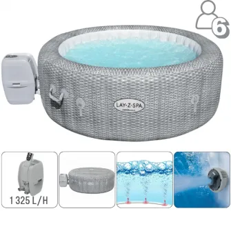 Bestway Jacuzzi SPA Honolulu AirJet 196x71cm, 916L, 4-6 persoane