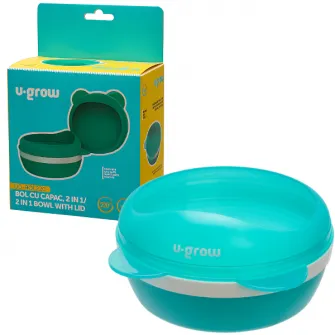 Bol cu capac 2 in 1