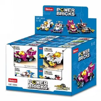 CONSTRUCTOR Power Brcks — Pull Back Car