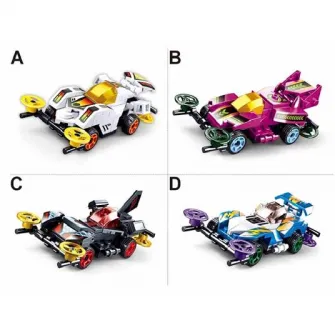 CONSTRUCTOR Power Brcks — Pull Back Car