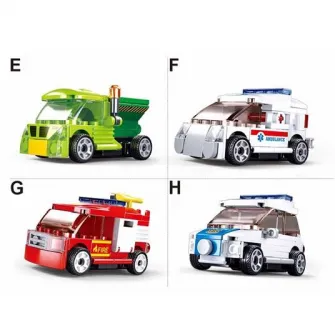 CONSTRUCTOR Power Brcks — Pull Back Car