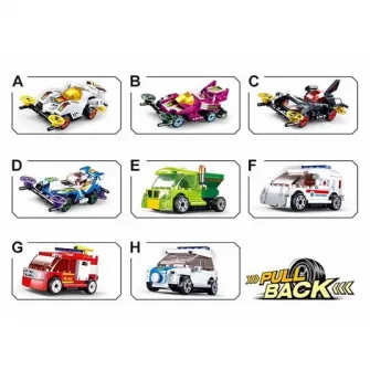 CONSTRUCTOR Power Brcks — Pull Back Car