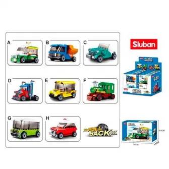 CONSTRUCTOR Power Bricks — Pull Back Car