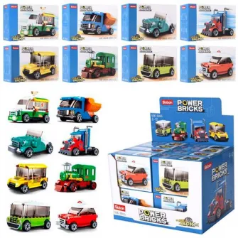 CONSTRUCTOR Power Bricks — Pull Back Car