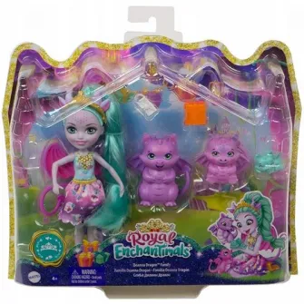 Enchantimals Set Famila Draconitei Diana