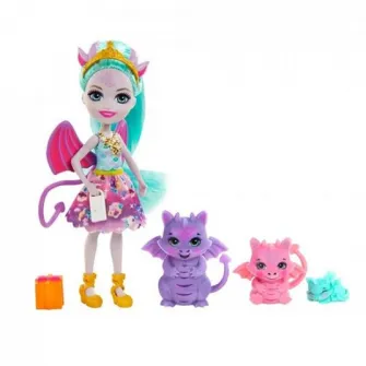 Enchantimals Set Famila Draconitei Diana