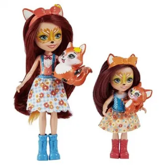 Enchantimals Set Papusa Felicity si mica ei surioara
