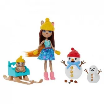 Enchantimals Set Veverite si Oameni de zapada