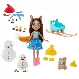Enchantimals Set Veverite si Oameni de zapada