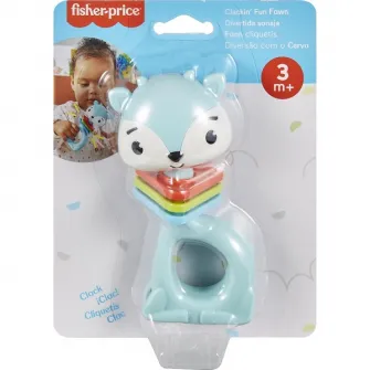 Fisher Price  Zornaitoare cu dentier si ajutor in dezvoltarea motorica (as.)