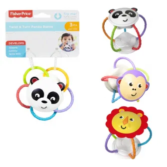 Fisher Price  Zornaitoare cu dentitie ''Animalut'', in asortiment
