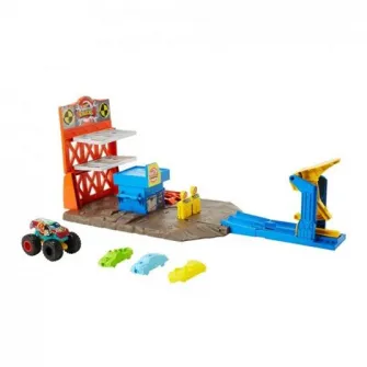 Hot Wheels Monster Trucks Set Blast Station